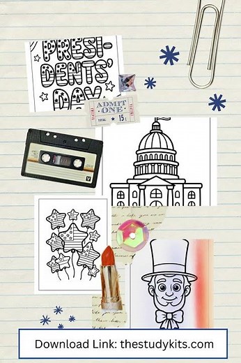 Kids Presidents’ Day Printable Coloring Pages – Educational Holiday Activity