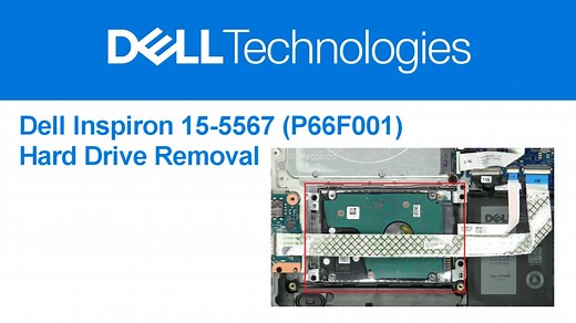 How to replace the Hard Drive in your Dell INSPIRON 15-5567