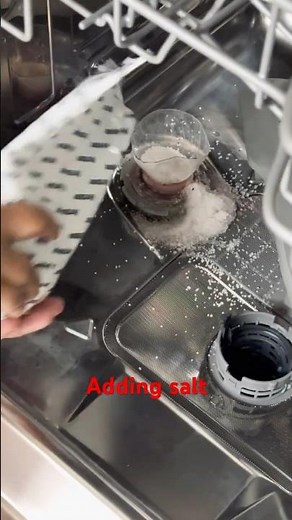 How to remove dishwasher racks and add the salt into the machine |#howtouse #howitworks #dishwashing