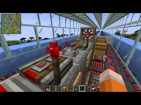 minecraft hyperloop system ft. create aeronautics