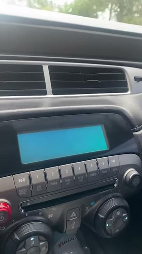 2013 Camaro LS V6 Radio Problem