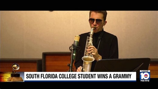 South Florida college student wins Grammy for Latin jazz album
