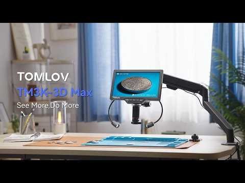 How to Install Flem Arm Stand for LCD Microscope with Screen