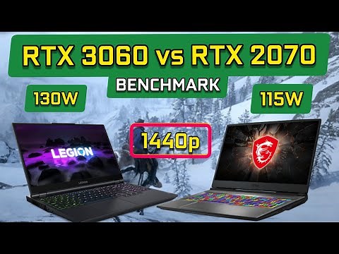 RTX 3060 Laptop vs RTX 2070 Laptop | 1440P Test in 10 Games