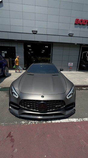 8.9K views · 35 reactions | AMG GTC63 Wrapped Matte Gray, Fully Carbon kitted, 21in AMG wheels, Topped Off With Bronze Calipers…. #amg #gtc #63 #biturbo #mercedes #germany #nyc #wrap #calipers #bronze #matte #rims #paint #carbonfiber #autosportsbx | Autosport718 | Facebook