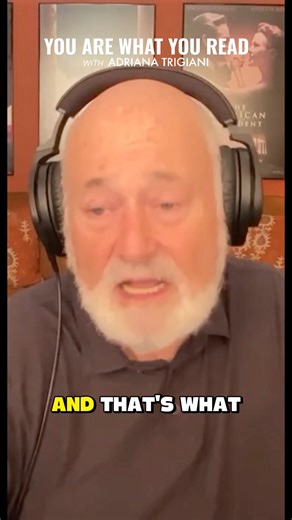Rob Reiner joins us tomorrow on #YouAreWhatYouRead with his new memoir, A Fine Line Between Stupid and Clever: The Story of Spinal Tap. Tune in wherever you listen to podcasts. | Adriana Trigiani