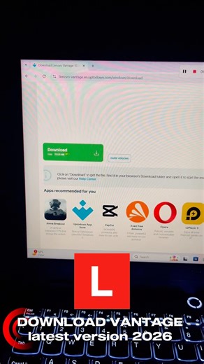 New Red Lenovo Vantage Update 🔥#lenovo #vantage #update
