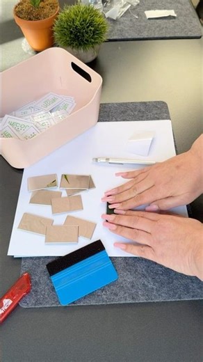 UV-Sticker perfekt kleben! 💡✨ #diy #smallbusiness #tipps