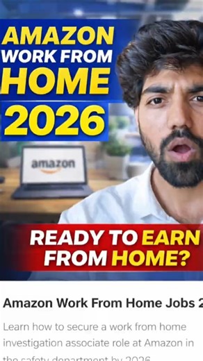 Amazon Work From Home 2026 🔥 Investigation Associate Job | Real Experience + How To Apply #onlinejob
