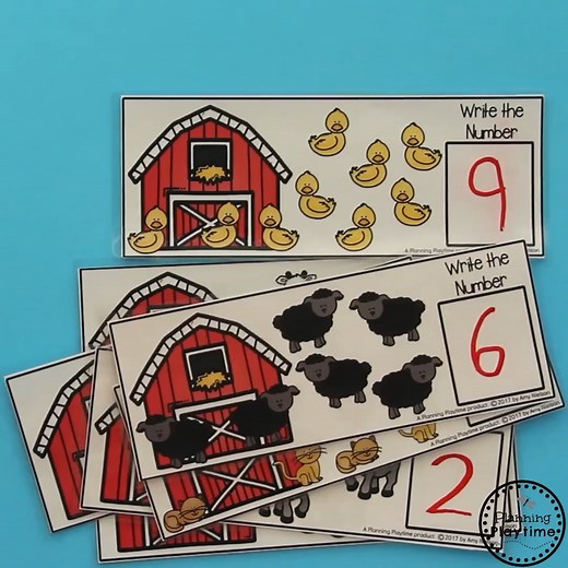 6.5K views · 24 reactions | This awesome set of number worksheets and centers is perfect for a Kindergarten Math Unit 1. https://planningplaytime.com/number-worksheets/ | Planning Playtime - Learning Through Play | Facebook