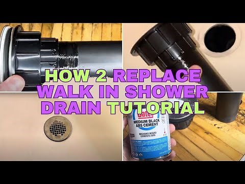 DIY Walk in Shower Drain Replacement Tutorial Demo | Save $600 Service Plumber's Fee | Cheapest Fix