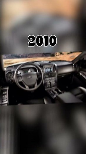 evolution of Ford explorer interior (1990-2025) #shorts