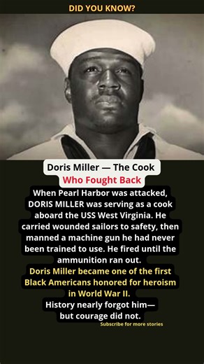 The Cook Who Did Something No One Expected: Doris Miller