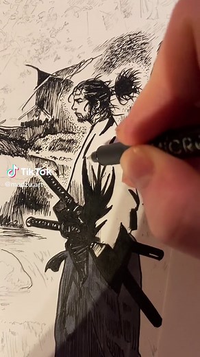 Drawing Favorite Vagabond Panel: Artistic Inspiration