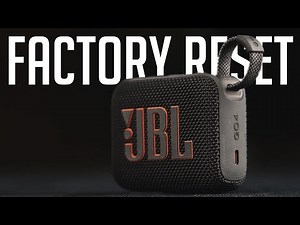 How to Factory Reset JBL Go 4