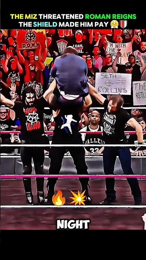 Never Threaten Roman Reigns😱 | The Shield Destroyed Everyone #wwe #romanreigns #theshield #wweshield