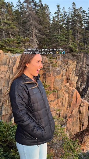 20K views · 64K reactions | A place that’s so beautiful! ✨凉 Acadia National Park, Maine Maine is full of so many beautiful places. We’ve been here before and will never get tired of seeing these coastal cliffs. Here’s to chasing Fall in Maine! 量send this to someone you want to visit here with! #maine #travel #naturelovers #outdoors #roadtrip #exploremore #nationalparks | Ourfulltimeadventure | Facebook