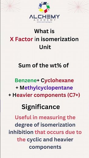 X Factor in isomerization Unit