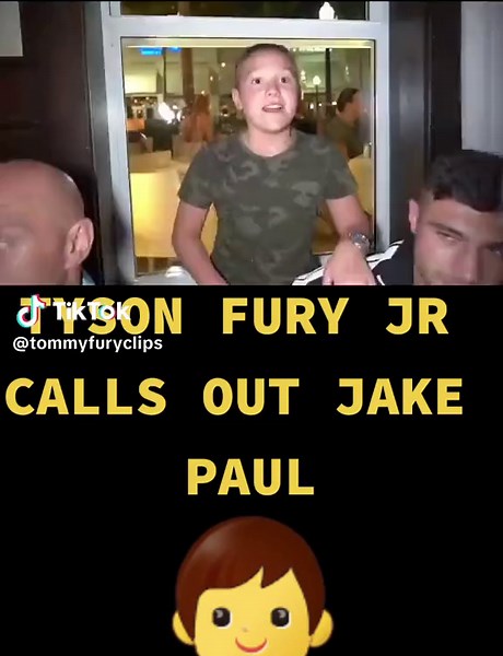 Tyson Fury's Son Calls Out Jake Paul