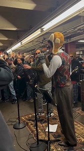 Bad Bunny & Jimmy Fallon took to the subway for a pop up performance #subwaycreatures | SubwayCreatures