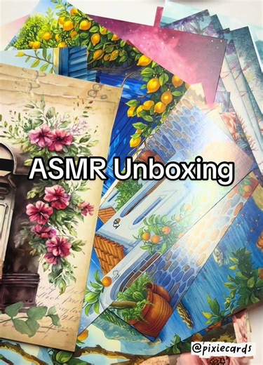 ASMR Postkarten Moment ✨ Dieses Unboxing habe ich ganz bewusst ruhig gefilmt mit sanften Geräuschen und Musik. Die Karten von @Connys Postkarten sind wunderschön und qualitativ richtig toll. Ich kann es kaum erwarten, sie zu verschicken 🤍📮 #postcardswap #snailmail #happymail #postcrossing #mailartcommunity