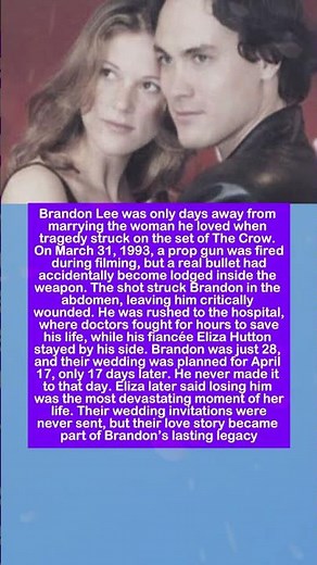 The Heartbreaking True Story Behind Brandon Lee’s Final Days