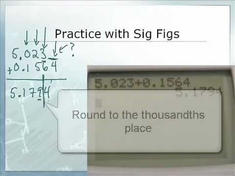 Intro to Chemistry: 1.6: Calculating Using Significant Figures (1/2)