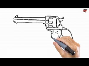 How to Draw a Gun Easy Drawing Step By Step Tutorials for Kids - UCIDraw