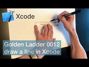 Drawing a straight line in Xcode