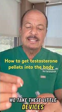How to get testosterone pellets into the body #trt #hormonetherapy #testosteronetherapy
