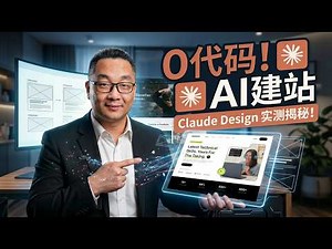 Claude Design AI 有多强？我用它做了个落地页