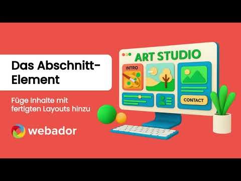 So geht’s: Das Abschnitt-Element | Webador