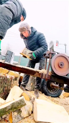 Log Splitter Homemade #logsplitter