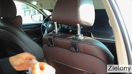 Car headrest hooks