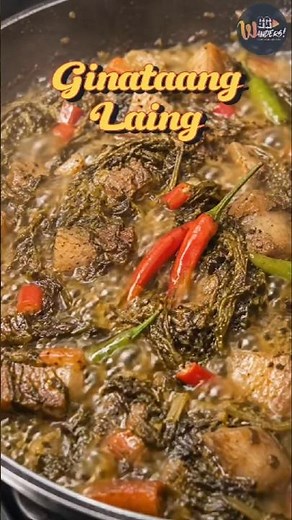 💚 Rich, creamy, and perfectly spicy Laing! Subscribe for more Pinoy recipes! 🍽️