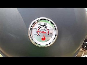 Char Broil char-broil 16 inch bullet smoker seasoning video 2 rolling smoke