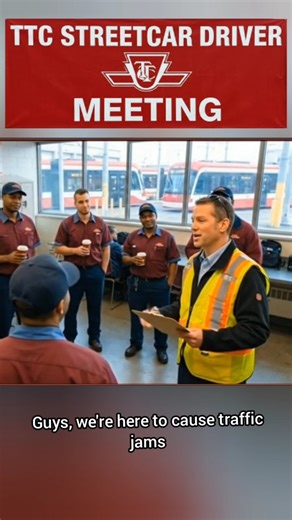 Mrs Curator on Instagram: "Your average #ttc streetcar driver meeting in the morning #toronto"