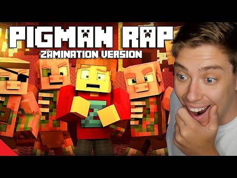 Reacting To *EPIC* PIGMAN RAP (Minecraft Song)