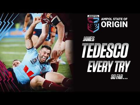 2026 State of Origin | James Tedesco | Every try, so far...