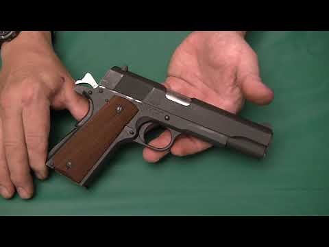 Springfield Armory M1911-A1 45 pistol 1990"s vintage review