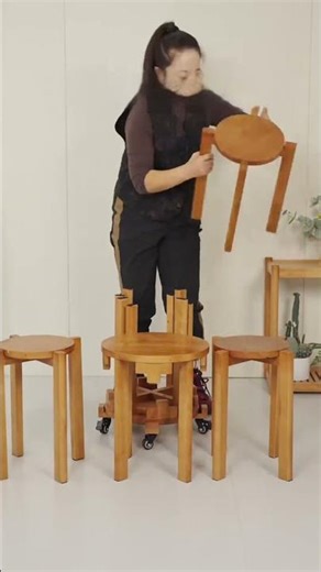 6 Chairs – 1 Bedside Table | Space-Saving Furniture