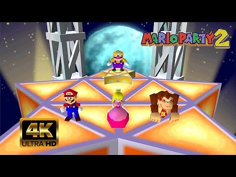 Mario Party 2 - Move to the Music [All 2 Dances] [4K]