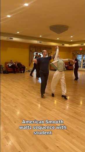 American Smooth Waltz sequence 🤍 #danceclass #choreography #americansmooth #waltz