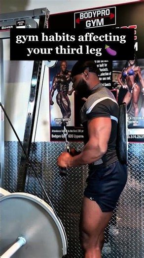 Bad gym habits