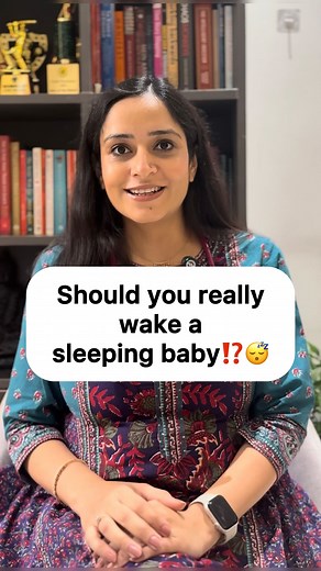 280K views · 3.1K reactions | ✨“Never wake a sleeping baby” - sounds nice, right? But sometimes, you should!  Find out when letting them sleep can actually backfire  #BabySleepTips #Pediatricianadvice #BabySleepMyths #BabySleepRoutine #InfantCare #SleepTraining | Nimisha Gaurav Sharma | Facebook