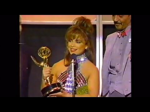 Paula Abdul wins “Outstanding Choreography” at the 1990 Emmy Awards
