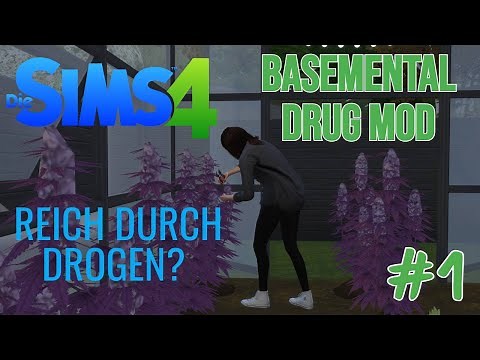 Reich werden durch Drogen? | Sims 4 BASEMENTAL DRUG MOD #1