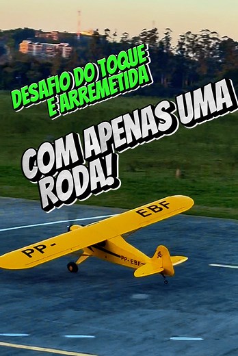 6.5K views · 73 reactions | Ta lançado o desafio do toque e arremetida com apenas uma roda! Grave que iremos postar aqui no AeroBrazil Team! ✈️#aeromodelismorcbrazil | AeroBrazil Team | Facebook