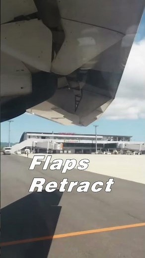 ATR 42 Flap Deployment During Landing