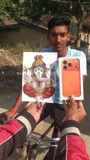 Ganpati Bappa Morya 🙏❤️ #ganpatibappamorya #ganeshchaturthi #iphone17 #shortvideo #viral